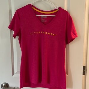 Nike Livestrong women’s tee, Dri-fit